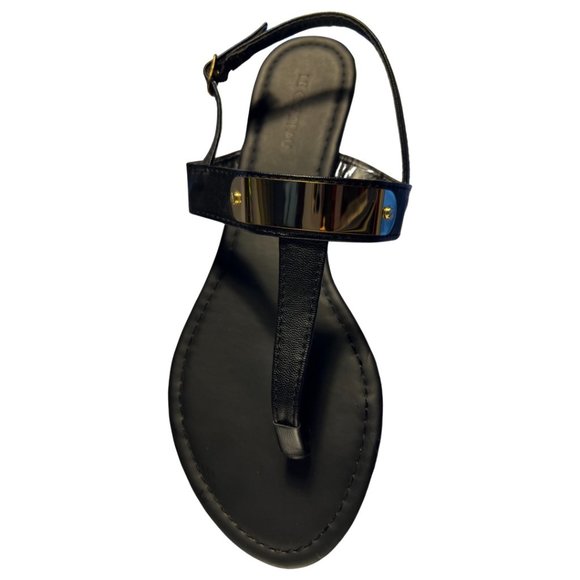 🌸4/$30🌸NWOB Le Chateau Sandals with Gold Embellishment - Picture 3 of 12